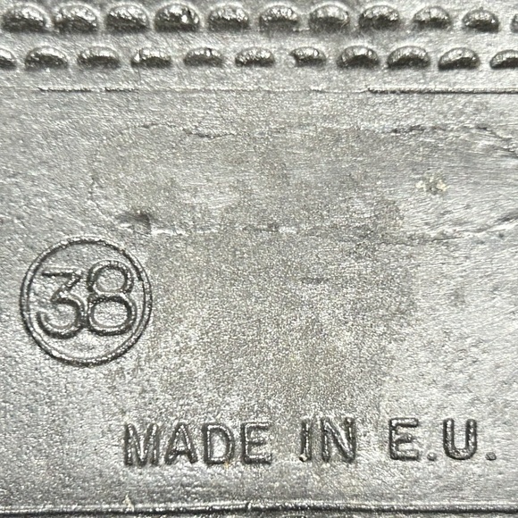 Hammacher Schlemmer Black Walk On Air Slip On Mules Shoes SZ EU 38 US 8-8.5 - Picture 12 of 12